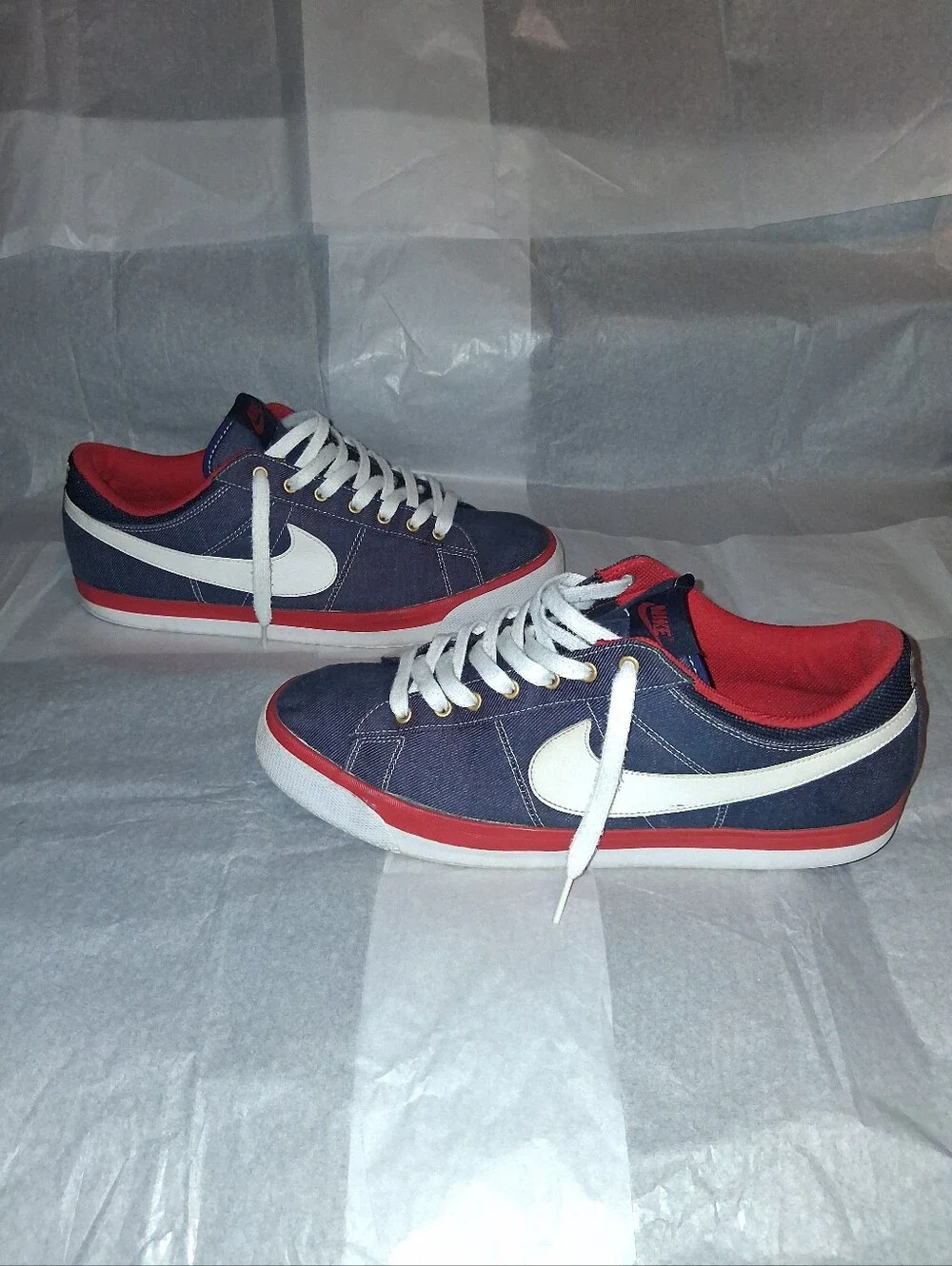 Nike Denim Blue Jean Sneakers, Men 13